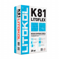 LITOFLEX K81 Высокоэластичная клеевая смесь для керамического гранита, натурального камня, для тёплых полов и облицовки фасадов зданий