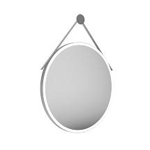  Зеркало CONO круглое 70 белое матовое
