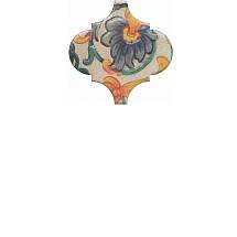 OP\A162\65000 Декор Арабески котто орнамент матовый 6,5х6,5 керам. плитка