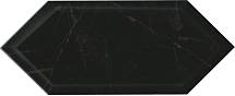 35010 Келуш грань черный глянцевый 14х34 керам.плитка
