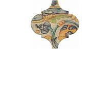 OP\A164\65000 Декор Арабески котто орнамент матовый 6,5х6,5 керам. плитка