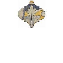 OP\A163\65000 Декор Арабески котто орнамент матовый 6,5х6,5 керам. плитка