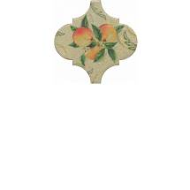 OP\A168\65000 Декор Арабески котто орнамент матовый 6,5х6,5 керам. плитка