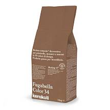 Декоративная полимерная затирка Kerakoll Fugabella Color 0-20 3кг №34
