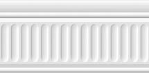 19048\3F Бордюр Бланше белый структура глянцевый 9,9х20 керам. плитка