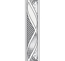 HGD\B314\13000R Бордюр Руаяль глянцевый обрезной 30х7,2 керам. плитка