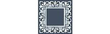 HGD/A525/TOB001 Алмаш синий глянцевый 9,8х9,8 керам.декор