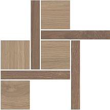 T056\SG644020 Альберони 3 мозаичный коричневый матовый обрезной 27,5x27,5x0,9 керам.декор
