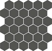 63004 Агуста серый темный натуральный 29,7х29,8 из 30 частей (5,2х6) керамогранит
