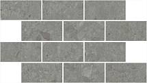 DD606120\MM Чеппо ди Гре мозаичный серый тёмный матовый обрезной 34,6x20x0,9 керам.гранит
