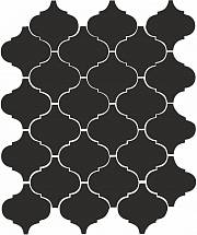 65001 Арабески черный глянцевый 26х30 керам. плитка